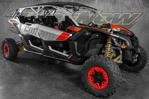 New 2020 Can Am Maverick X3 Max X Rs Turbo Rr Gold Black Amp Can Am Red Side By Side